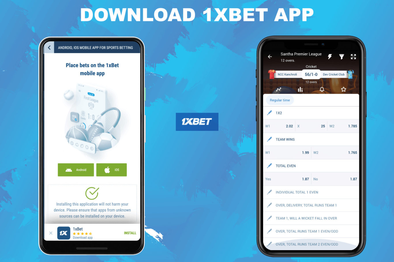 1xBet Application Download Android iOS